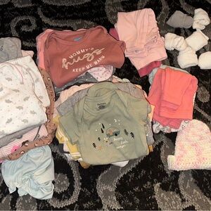 Newborn/0-3 Months Baby Clothing Bundle